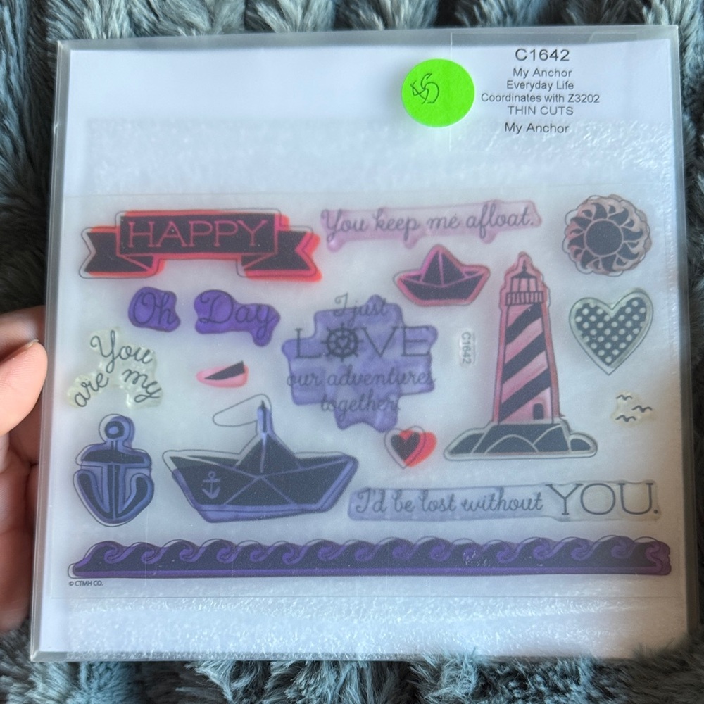 My Anchor Everyday Life stamp Set - Multicolor